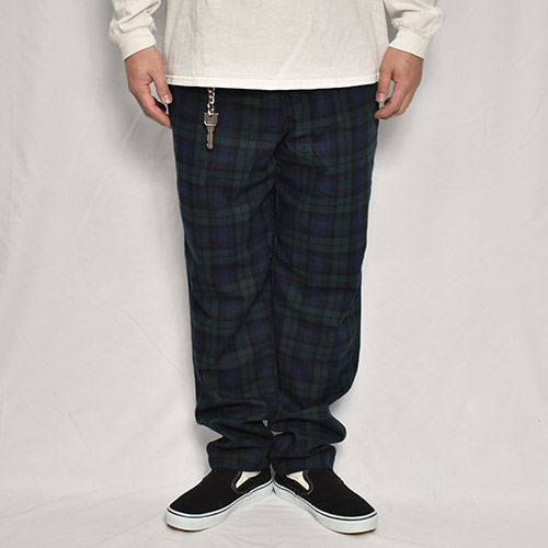 Black Watch Checked Flannel Easy Pants�ʥ֥�å������å������å��������ѥ�ġ˥ͥ��ӡ��ߥ��꡼��ߥ֥�å� [a-7840]