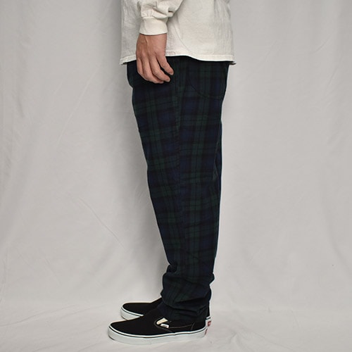 Black Watch Checked Flannel Easy Pants�ʥ֥�å������å������å��������ѥ�ġ˥ͥ��ӡ��ߥ��꡼��ߥ֥�å� [a-7840]