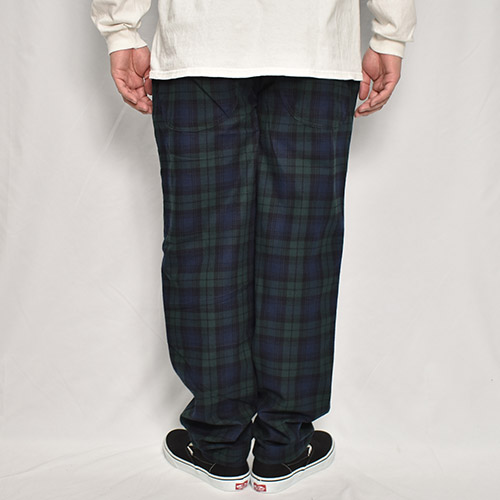 Black Watch Checked Flannel Easy Pants�ʥ֥�å������å������å��������ѥ�ġ˥ͥ��ӡ��ߥ��꡼��ߥ֥�å� [a-7840]