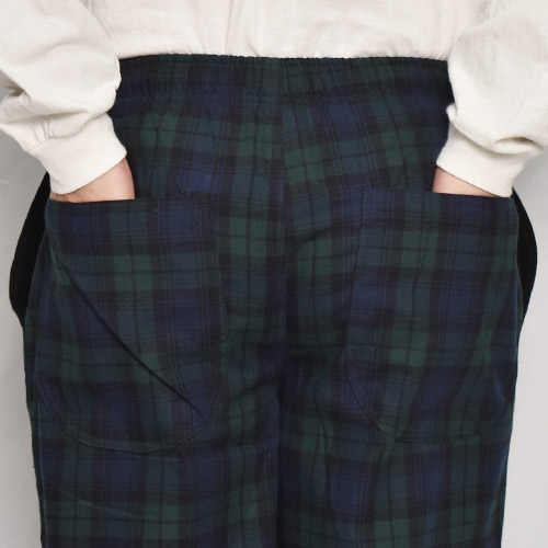 Black Watch Checked Flannel Easy Pants�ʥ֥�å������å������å��������ѥ�ġ˥ͥ��ӡ��ߥ��꡼��ߥ֥�å� [a-7840]