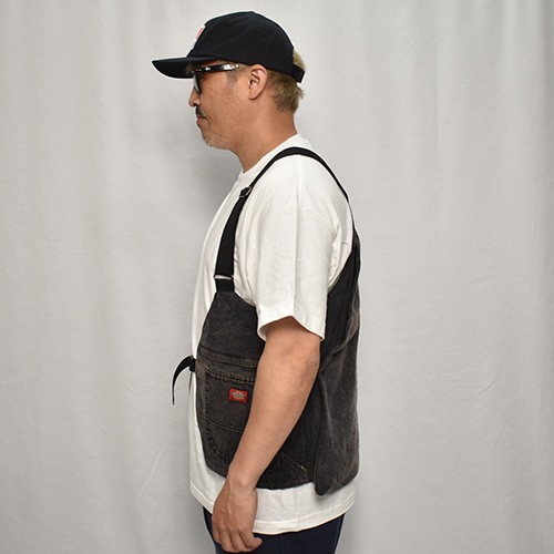 Customized Dickies Chemical Black Over Dyed Hunting Vestʥǥå ϥƥ󥰥٥ȡ˥֥å [y-0184]