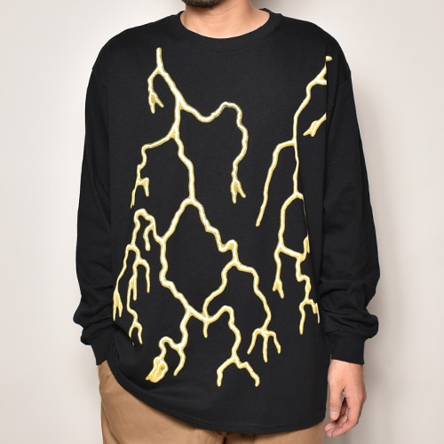 Thunderbolt L/S T-Shirt（サンダーボルトTシャツ）ブラック