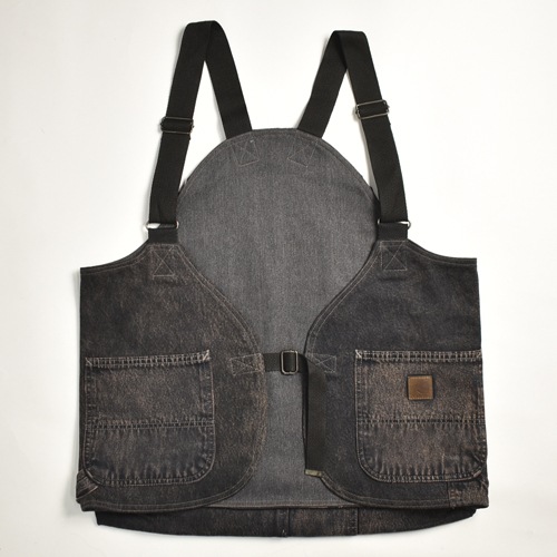 ��Customized Carhartt Chemical Black Over Dyed Hunting Vest�ʥ����ϡ��ȡߥ��� �ϥ�ƥ��󥰥٥��ȡ˥֥�å� [y-0820]