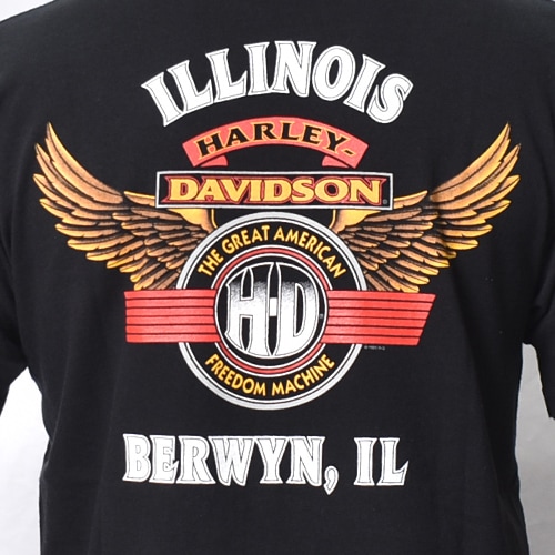 Vintage/Old Harley Davidson Dealer & Rally T-Shirt(ハーレー