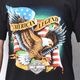 ��Vintage/Old Harley Davidson Dealer & Rally T-Shirt(�ϡ��졼���ӥåɥ��� T�����)�֥�å�/������L [y-1400]