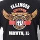 ��Vintage/Old Harley Davidson Dealer & Rally T-Shirt(�ϡ��졼���ӥåɥ��� T�����)�֥�å�/������L [y-1400]