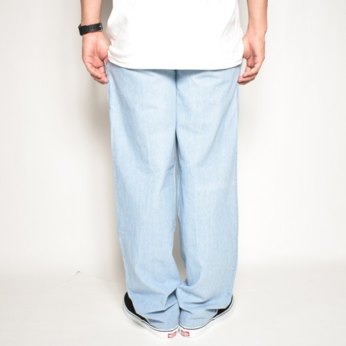 最終値下げ！ハンドメイド　数量限定　ブルース・リーショップ アルバン限定品 Lee/80's Dead Stock Chambray Slacks（リー シャンブレースラックス