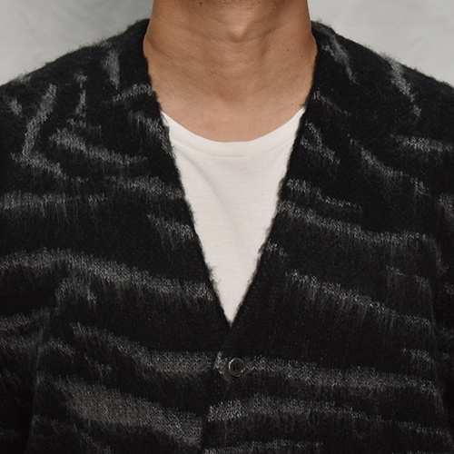 Penny's/Tiger Patterned Shaggy Knit Cardigan�ʥڥˡ��� �˥åȥ����ǥ�����˥��졼�ߥ֥�å� [a-8245]