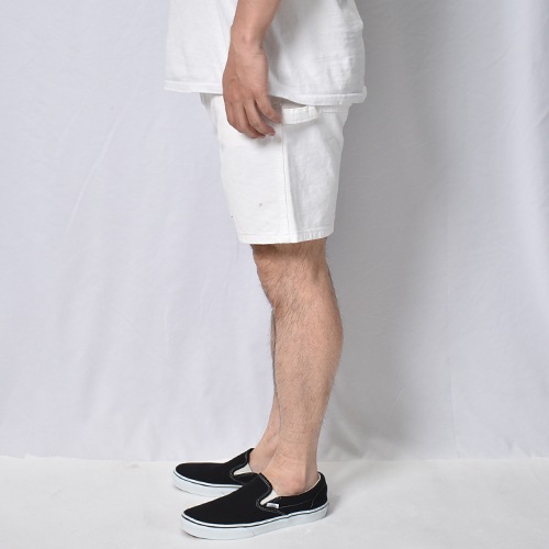 ��Dickies/White Drill Painter Shorts�ʥǥ��å����� �ڥ��󥿡����硼�ġ˥ۥ磻��/������W33 [y-1238]
