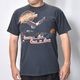 ��Vintage/Old Harley Davidson Dealer & Rally T-Shirt(�ϡ��졼���ӥåɥ��� T�����)�֥�å�/������L [y-1401]