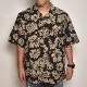 Edwards Garment/Hibiscus Open Collar S/S Shirt�ʥ��ɥ���������� �ϥ磻���󥷥�ġ˥֥�å��ߥ١����� [a-6127]