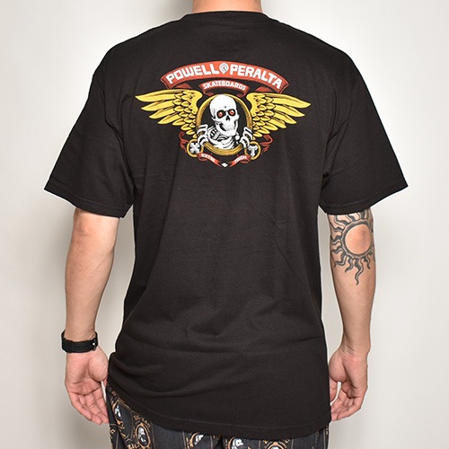 Powell Peralta/Winged Ripper T-Shirt（パウエル Tシャツ）ブラック