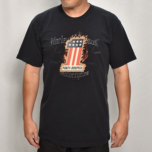 Panty DropperUS/Custom Printed Biker S/S T-Shirt/No.1(ѥƥɥåѡߥ T)֥å/L [y-0413]