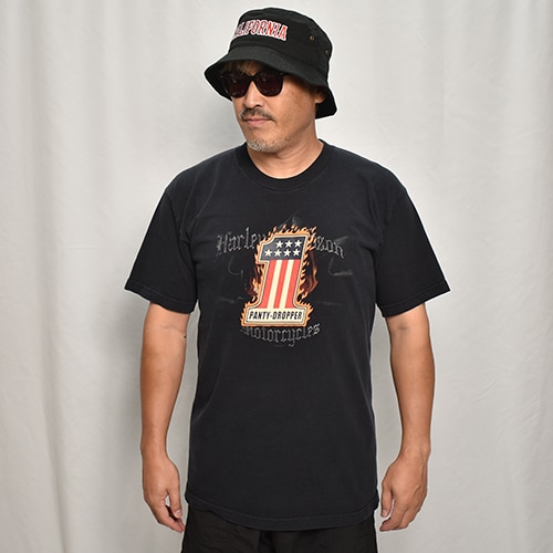 Panty DropperUS/Custom Printed Biker S/S T-Shirt/No.1(ѥƥɥåѡߥ T)֥å/L [y-0413]