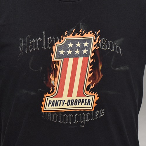 Panty DropperUS/Custom Printed Biker S/S T-Shirt/No.1(ѥƥɥåѡߥ T)֥å/L [y-0413]