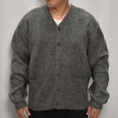 新品未使用　TOWNCRAFT H.GRAY カーディガン　Mサイズ Towncraft/Shaggy Knit Cardigan（タウンクラフト ニットカーディガン
