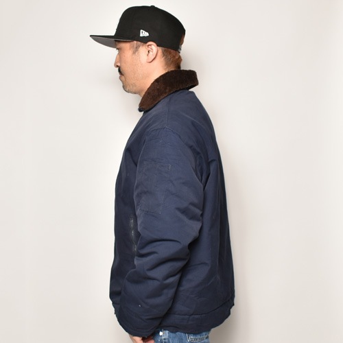 FRENCH NAVY deck jacket フレンチネイビー L French Navy/Deck Jacket(フレンチネイビー デッキジャケット