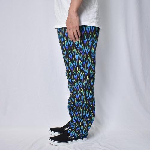 Triping Flames Easy Pants�ʥ���ǡ������ޥ���ե졼�ॹ ���������ѥ�ġ˥֥�å��ߥޥ�����顼 [a-8437]