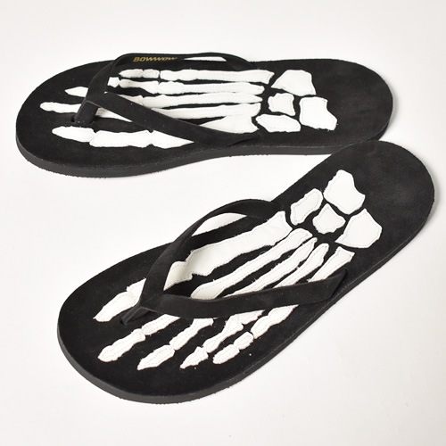 Bow Wow��US/X-Ray Bone Leather Beach Sandals�ʥХ��復�ߥ��� �������˥֥�å��ߥܡ��� [a-5006]