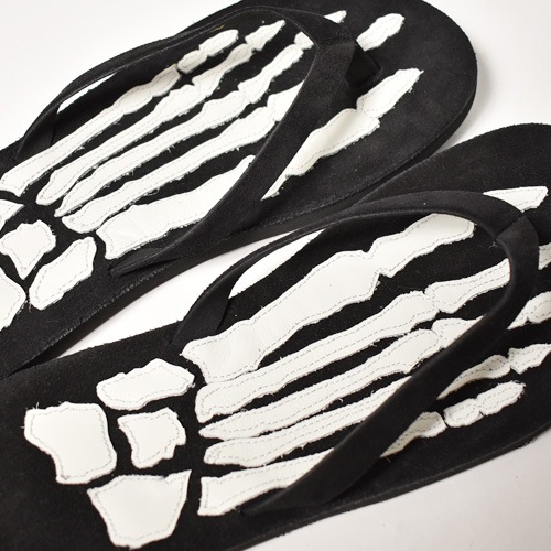 Bow Wow��US/X-Ray Bone Leather Beach Sandals�ʥХ��復�ߥ��� �������˥֥�å��ߥܡ��� [a-5006]