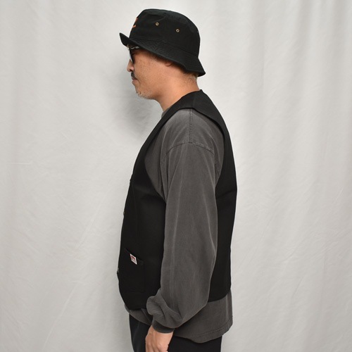 Ben Davis/Solid Work Vest（ベンデイビス ベスト）ブラック [a-8194