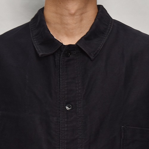 50's-60's Vintage French Black Moleskin Work Jacket(フレンチ