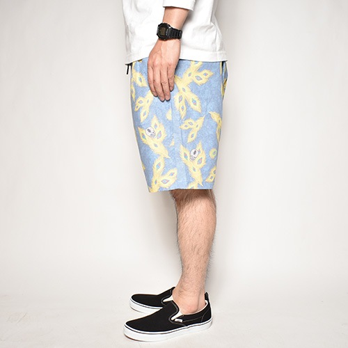Strange Trip/Peacock Skull Easy Short Pants�ʥ��ȥ�󥸥ȥ�å� ���硼�ȥѥ�ġ˥֥롼 [a-4807]