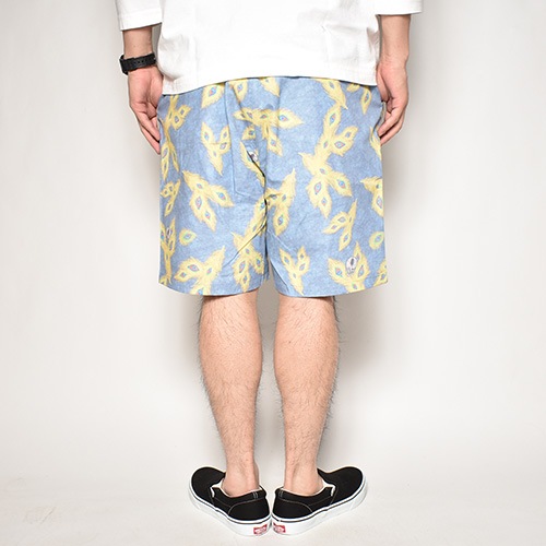 Strange Trip/Peacock Skull Easy Short Pants�ʥ��ȥ�󥸥ȥ�å� ���硼�ȥѥ�ġ˥֥롼 [a-4807]