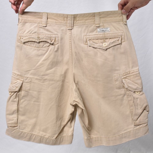 ��Polo Ralph Lauren/Cargo Shorts�ʥ��ե������ ���������硼�ġ˥١�����/������W36 [y-1460]
