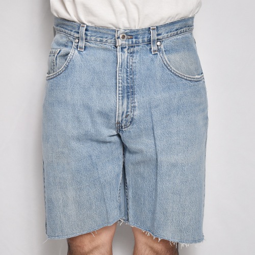 ��Levi's Silver Tab/Customized Cut Off Denim Shorts�ʥ꡼�Х�������С����� �ǥ˥ॷ�硼�ġ˥���ǥ���/������W33 [z-9140]