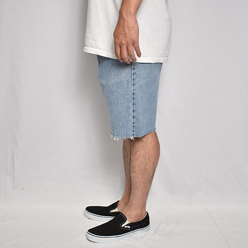 ��Levi's Silver Tab/Customized Cut Off Denim Shorts�ʥ꡼�Х�������С����� �ǥ˥ॷ�硼�ġ˥���ǥ���/������W33 [z-9140]