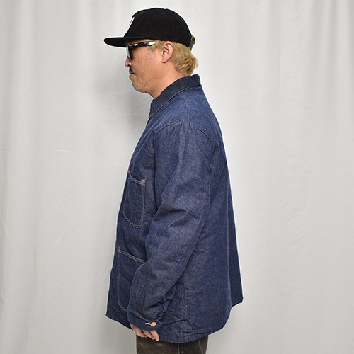 ��Blue Bell/70's Vintage Blanket Lined Denim Coverall Jacket�ʥ֥롼�٥� �֥�󥱥åȥ饤�ʡ����С�������˥���ǥ���/������44 [z-9801]