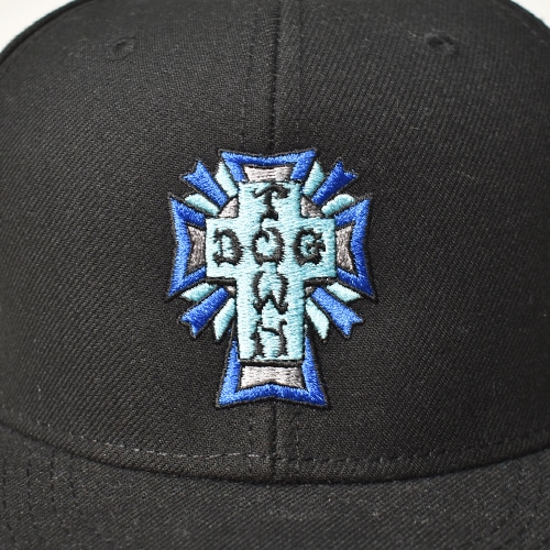 80s～90s DOGTOWN Logo 5 Panel Mesh Cap 黒 ドッグタウン