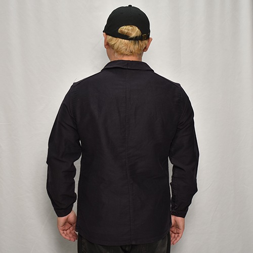 50's-60's Vintage French Black Moleskin Work Jacket(フレンチ