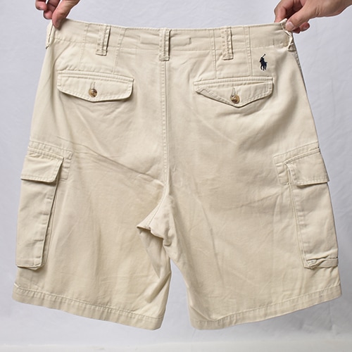 ��Polo Ralph Lauren/Cargo Shorts�ʥ��ե������ ���������硼�ġ˥١�����/������W36 [y-1461]