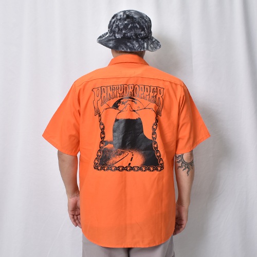 Panty Dropper×US/Road to Hell S/S Work Shirt(パンティドロッパー