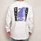 Jimmy'z/Big Wave L/S T-Shirt（ジミーズ オフィシャルTシャツ）ホワイト [a-6634]