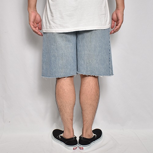 ��Levi's Silver Tab/Customized Cut Off Denim Shorts�ʥ꡼�Х�������С����� �ǥ˥ॷ�硼�ġ˥���ǥ���/������W33 [z-9141]