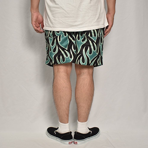 US アス オリジナル フレイムス　イージーショートパンツ flames Flames Printed Easy Short Pants（フレームスイージーショート