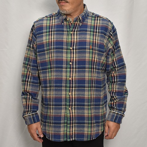 Polo Ralph Lauren/Cotton Flannel L/S Shirtʥե ͥ륷ġ˥֥롼ߥ꡼ߥ١/XL [y-0529]