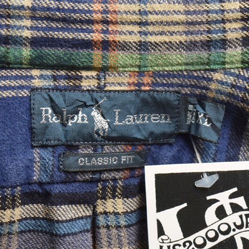 Polo Ralph Lauren/Cotton Flannel L/S Shirtʥե ͥ륷ġ˥֥롼ߥ꡼ߥ١/XL [y-0529]