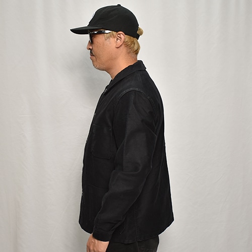 50's-60's Vintage French Black Moleskin Work Jacket(フレンチ