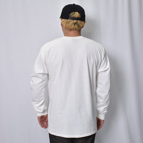 Hells Angels/New Roc City Support L/S T-Shirt�ʥإ륺���󥸥��륹 T����ġ˥ۥ磻�ȡߥ�å� [a-8442]