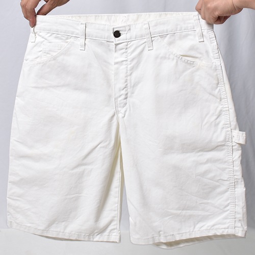 ��Dickies/White Drill Painter Shorts�ʥǥ��å����� �ڥ��󥿡����硼�ġ˥ۥ磻��/������W32 [y-1242]