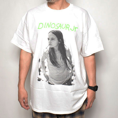 Dinosaur Jr./Green Mind Official S/S T-Shirt�ʥ����ʥ���Jr. ���ե������T����ġ˥ۥ磻�� [a-4809]