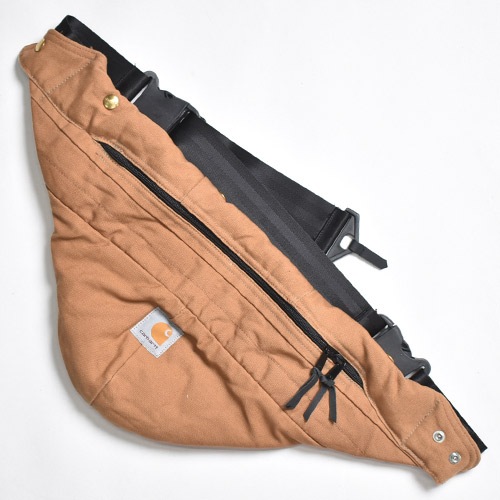 ��Customized Carhartt Duck Hood Fanny Pack�ʥ����ϡ��� �ե��ˡ��ѥå��˥����ϡ��ȥ֥饦�� [y-1509L]