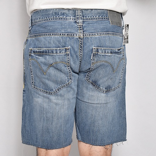 ��Levi's Silver Tab/Customized Cut Off Denim Shorts�ʥ꡼�Х�������С����� �ǥ˥ॷ�硼�ġ˥���ǥ���/������W33 [z-9142]