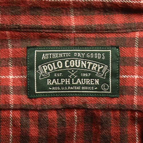 Polo Country/Cotton Flannel L/S Shirtʥݥȥ꡼ ͥ륷ġ˥åɡߥ֥å/L [y-0530]