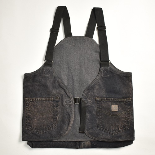 ��Customized Carhartt Chemical Black Over Dyed Hunting Vest�ʥ����ϡ��ȡߥ��� �ϥ�ƥ��󥰥٥��ȡ˥֥�å� [y-0826]