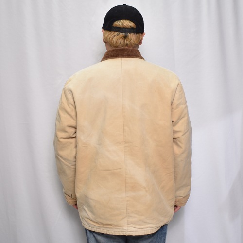 ��Walls/70-80's Vintage Blanket Lined Duck Chore Coat�ʥ������륺 �֥�󥱥åȥ饤�ʡ����祢�����ȡ˥֥饦��/������44���� [y-0946]